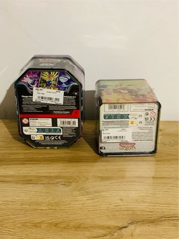 2 boites scellé Pokémon : tin cube + pokebox