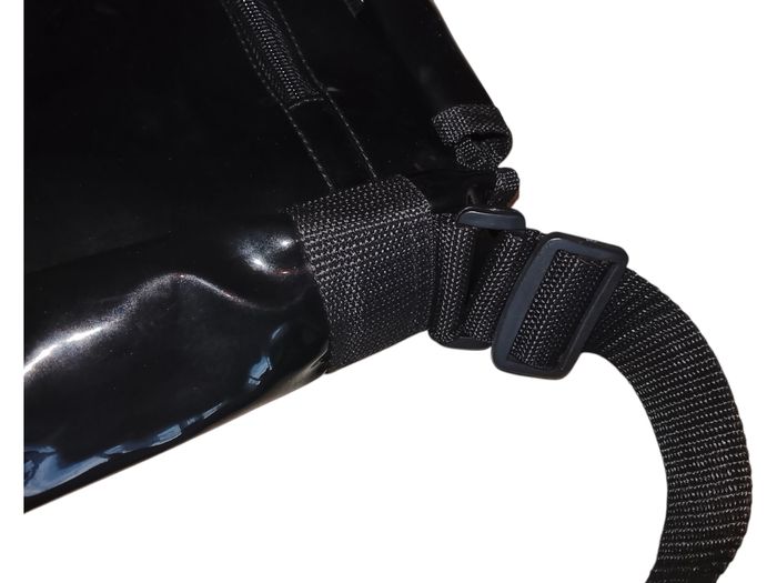 Besace simili cuir à bandes - photo numéro 5