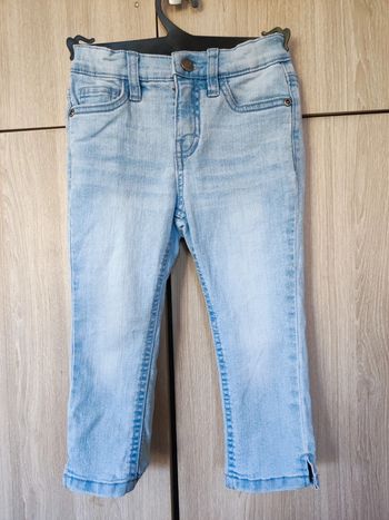 Jean bleu clair coton responsable 8 ans / John Baner