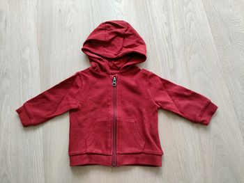 Gilet zippé bordeaux - Taille 9 mois