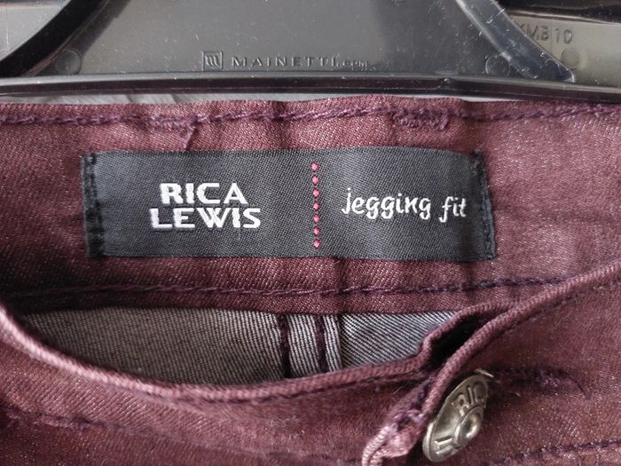 Jeans bordeaux - photo numéro 3