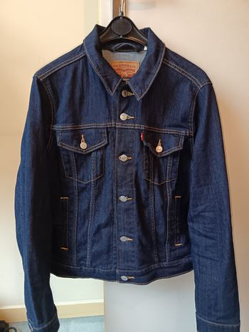 Veste en jean bleue