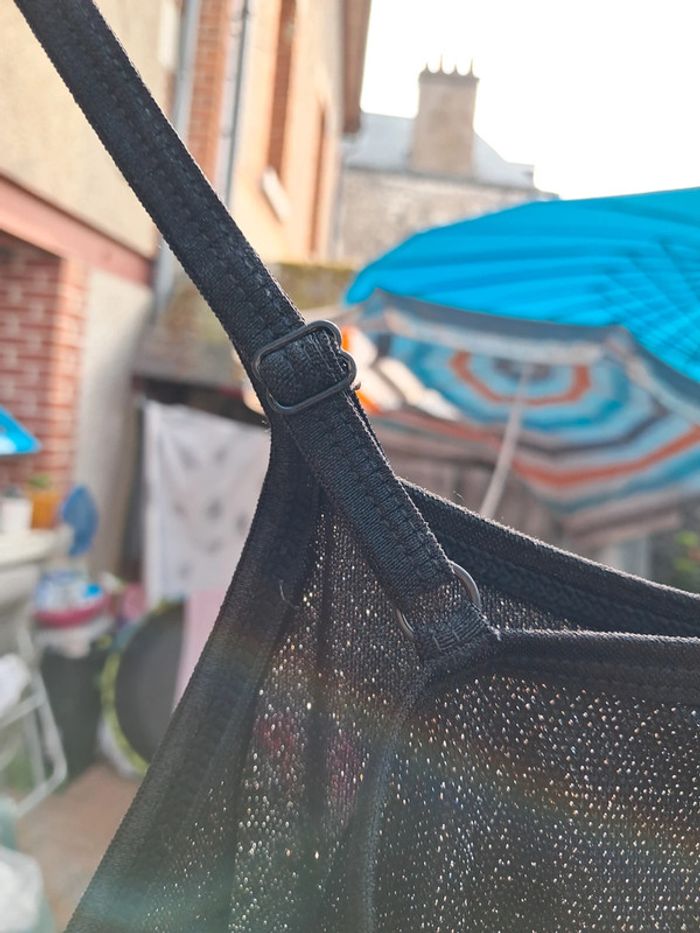Joli top pailleté à bretelles réglables - Taille M - photo numéro 4