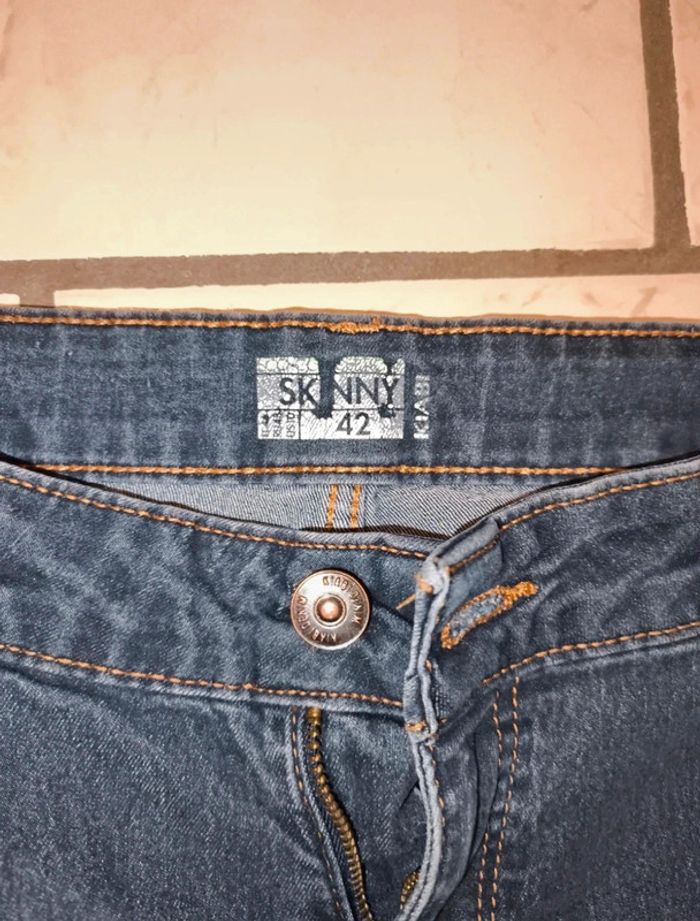 Jean bleu skinny taille 42 - photo numéro 3
