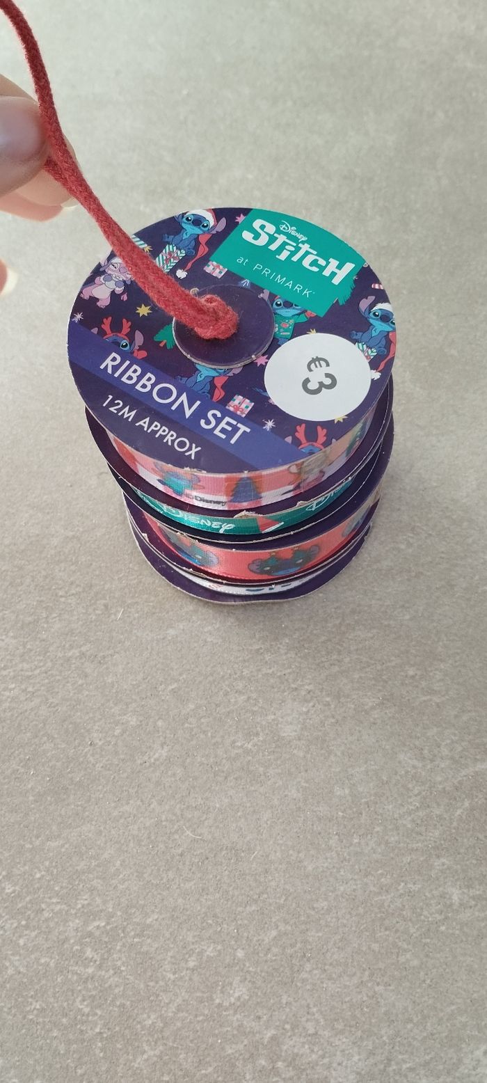 Rubans de Noël Stitch Disney neuf