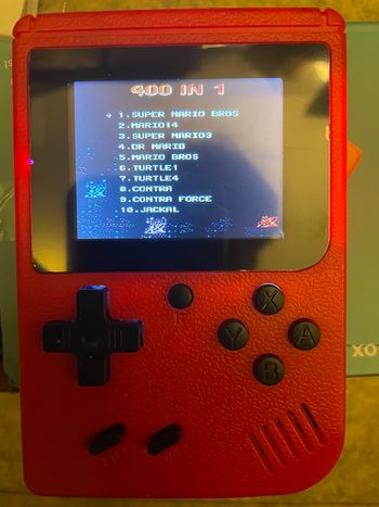 Console portable vintage 400 jeux intégrés 