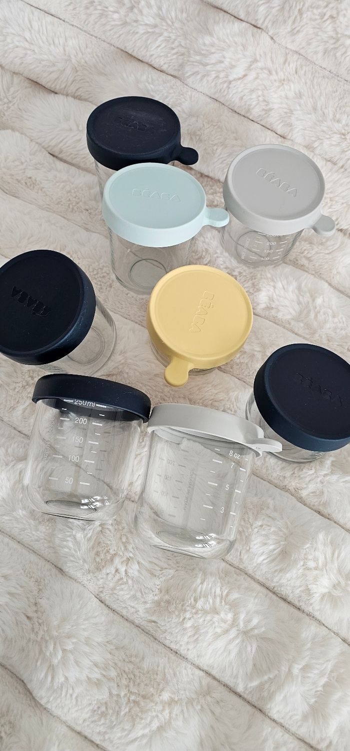 Lot de 8 pots BEABA en verre - photo numéro 9