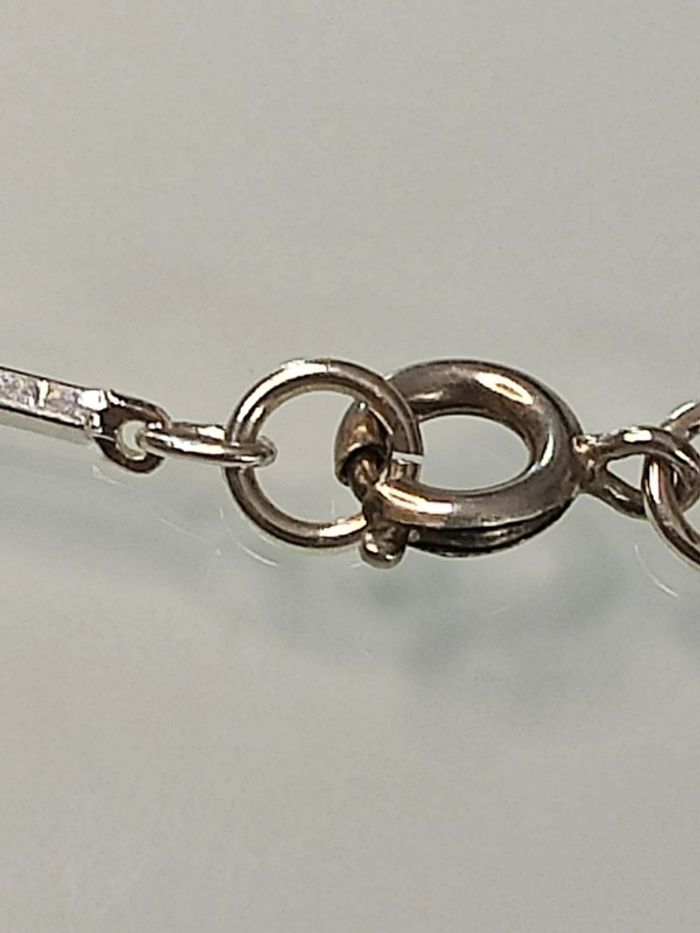 Chaîne argentée longue - photo numéro 3
