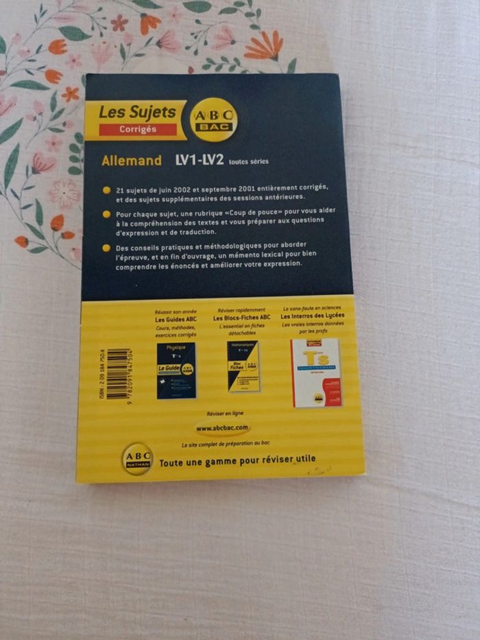 Allemand LV1-LV2 sujets corrigés bac 2003 - photo numéro 2