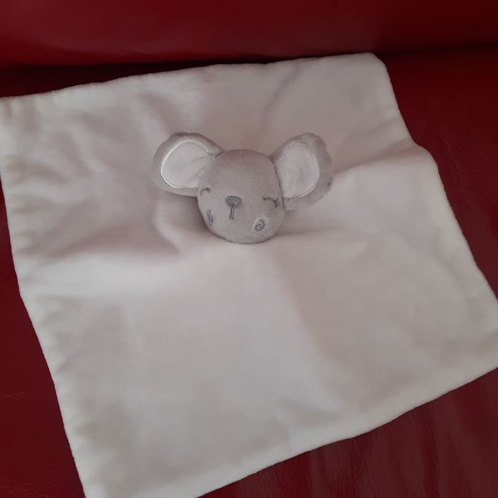 Doudou "Petite Souris qui dort" *mouchoir imprimé - photo numéro 4