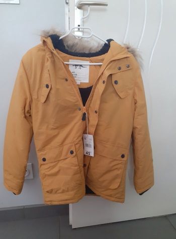 Manteau jaune neuf 12 ans Dpam