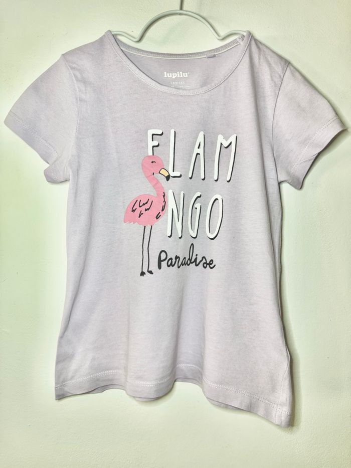 T-shirt mauve flamant rose / - photo numéro 1