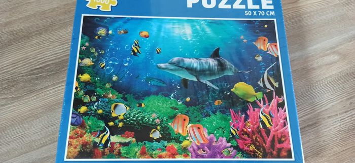 Puzzle neuf 1000 pièces animaux de la mer - photo numéro 2