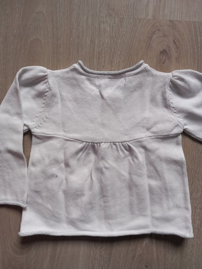 Veste blanche Gémo 6M - photo numéro 3