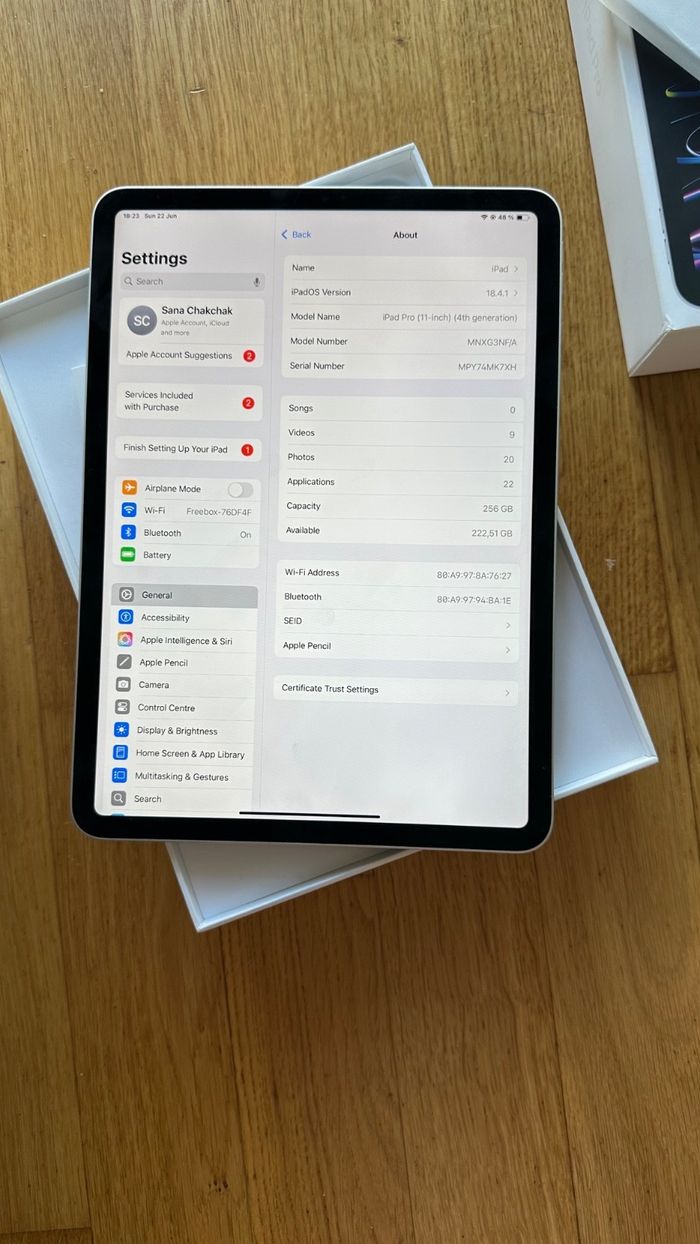 IPad Pro 11 (4e génération) 2024 - 256 Go - photo numéro 2