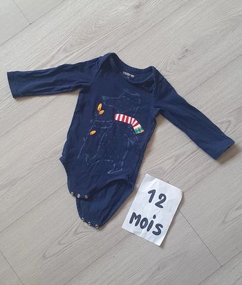 Body 12mois garçon Manches longues orchestra 74cm