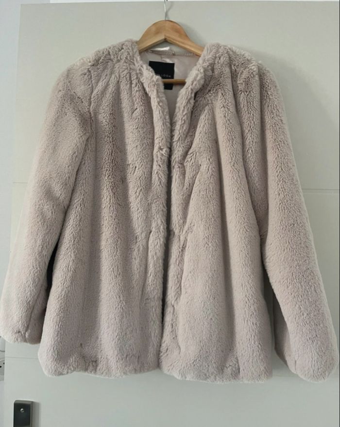 Manteaux fausse fourrure rose vieux  New Look