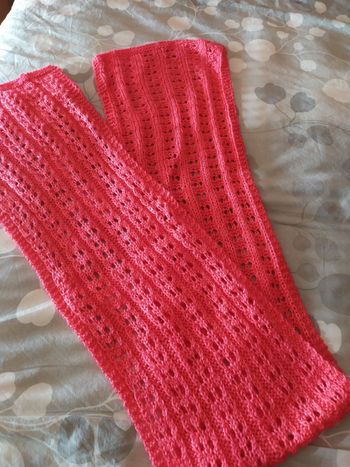 Écharpe neuve en laine tricoter main