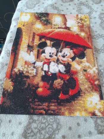 Diamond painting Mickey et Minnie FAIT