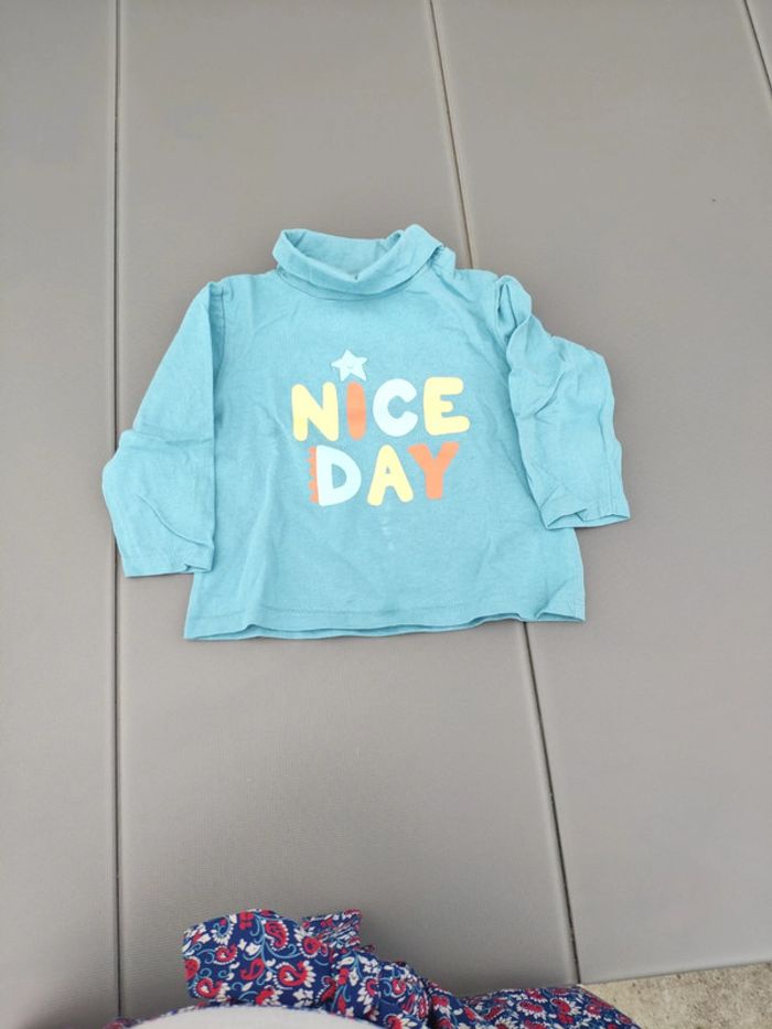 Tee shirt col roulé