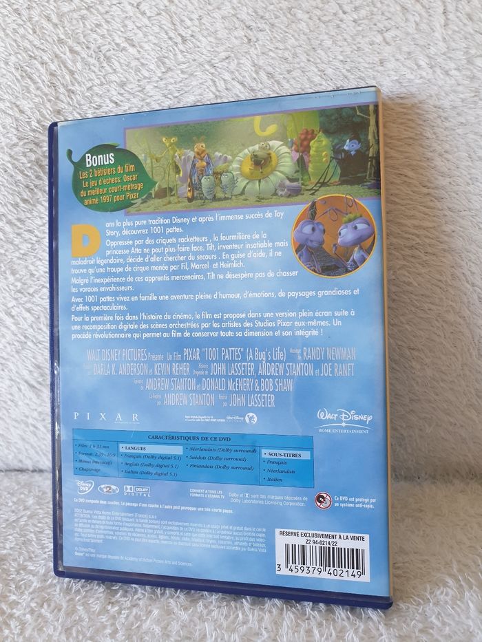 DVD 1001 Pattes (a bug's life) - photo numéro 2