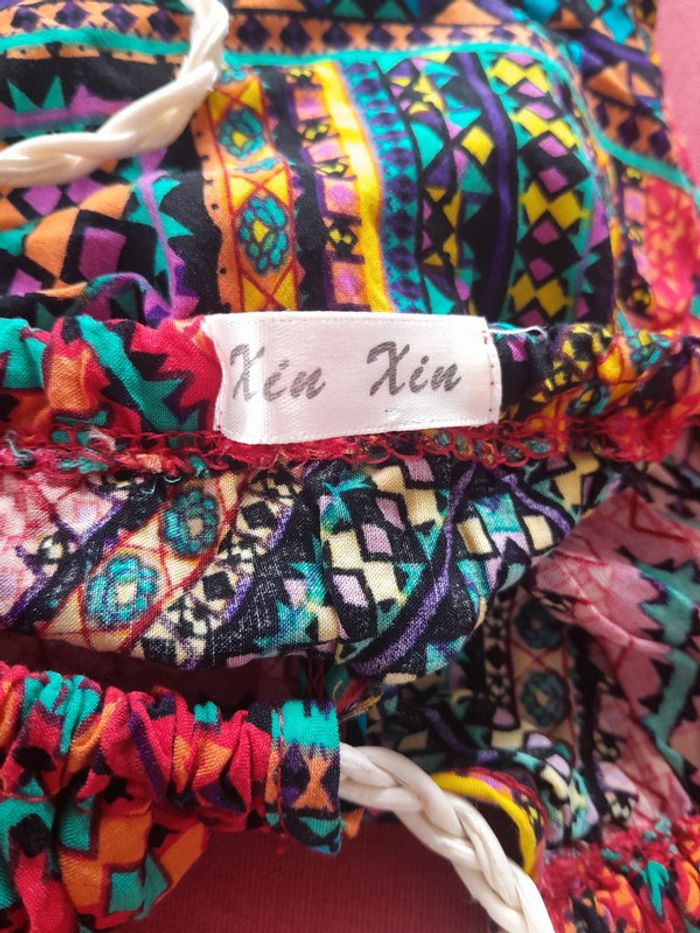 Combi short coloré Xin Xin comme neuve - photo numéro 3