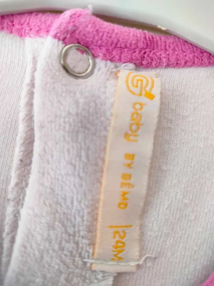 (a) Pyjama rose Cocotte 24m Gemo - photo numéro 5