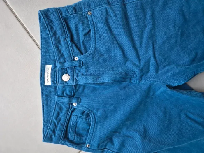 Pantalon bleu cache cache 34 - photo numéro 2