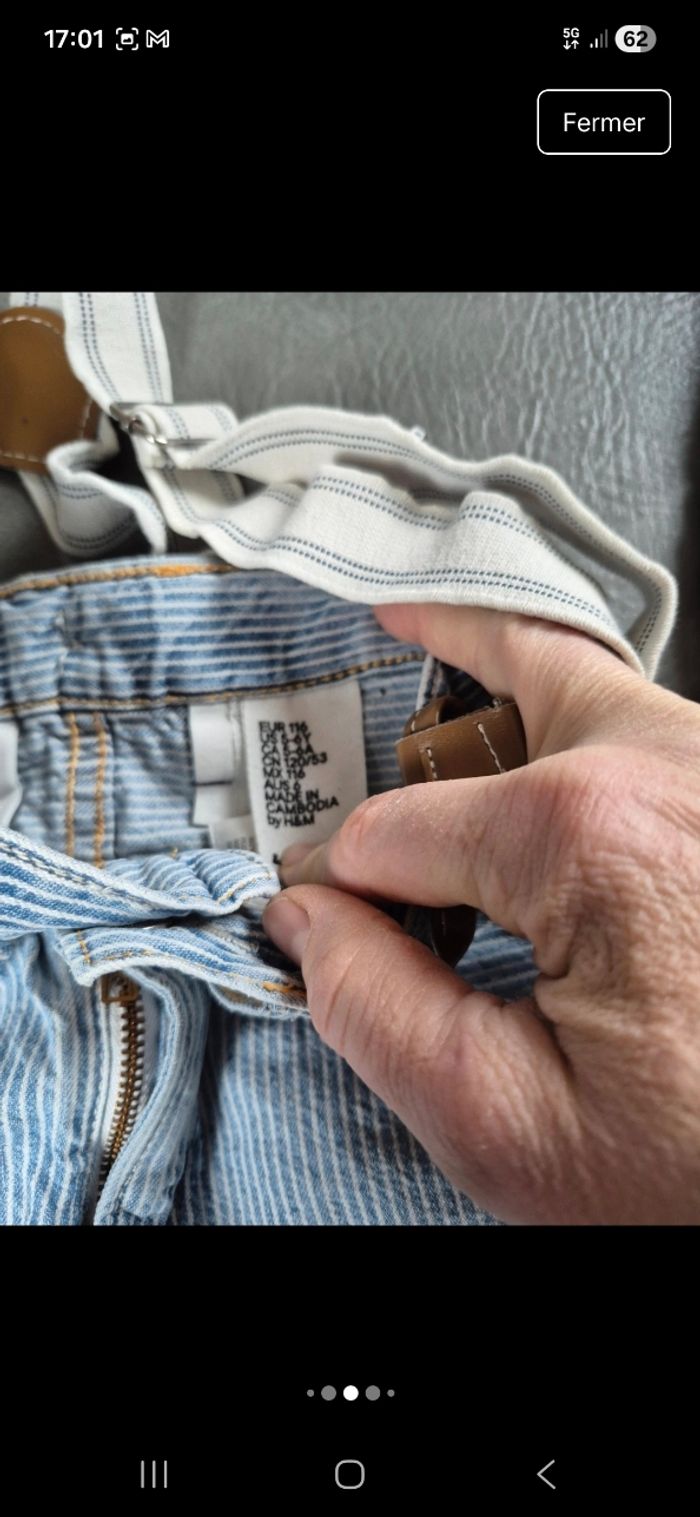 Lot 4 shorts / bermudas 6 ans marques variées tbe A61 - photo numéro 4