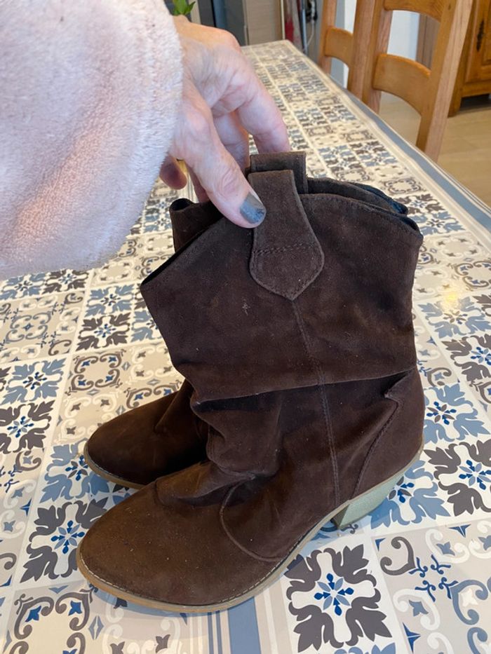 Bottines marron - photo numéro 4