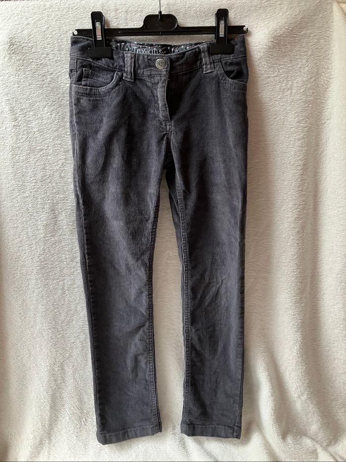 Pantalon velours réglable Tex Kids 7/8 ans (1€)