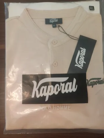 Polo homme Kaporal beige XXL