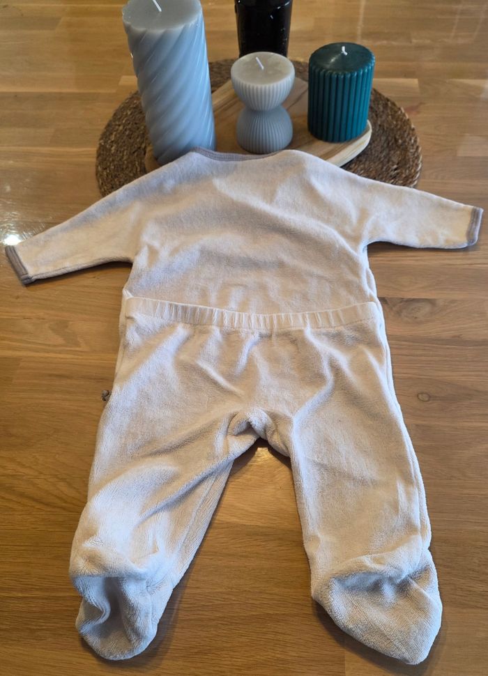 Pyjama velours une pièce 3 mois - photo numéro 4