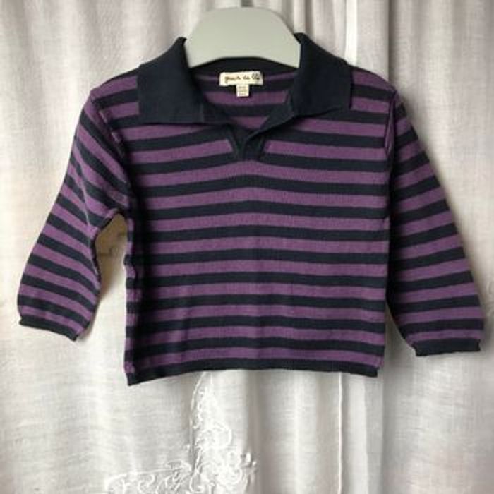 Pull fin rayé 6 mois Grain de blé