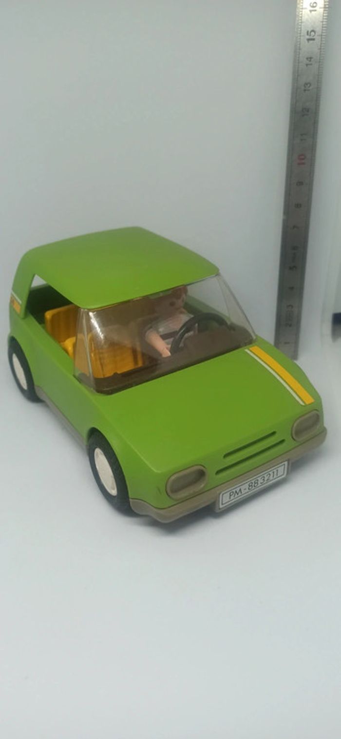 Véhicule voiture verte playmobil