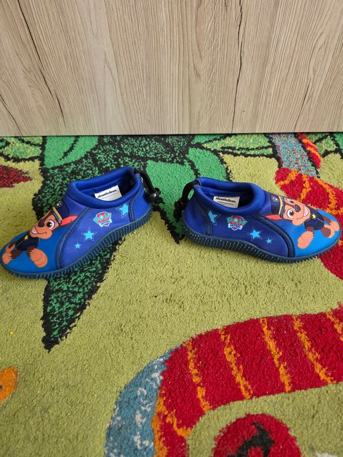 CHAUSSURES D'EAU PAW PATROL NICKELEDEON TAILLE 28 PORTER 1 FOIS - photo numéro 3