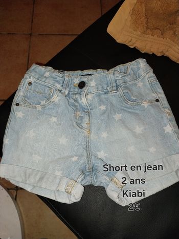 Lot de shorts en jean  2 ans