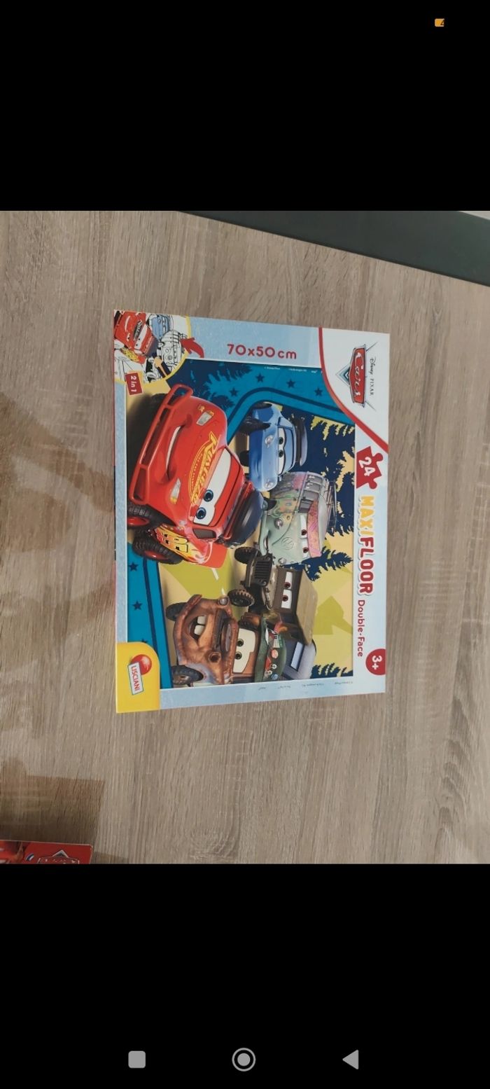Grand puzzle Cars double face