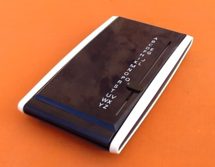 Années 1970 Répertoire téléphonique alphabétique mécanique - photo numéro 7