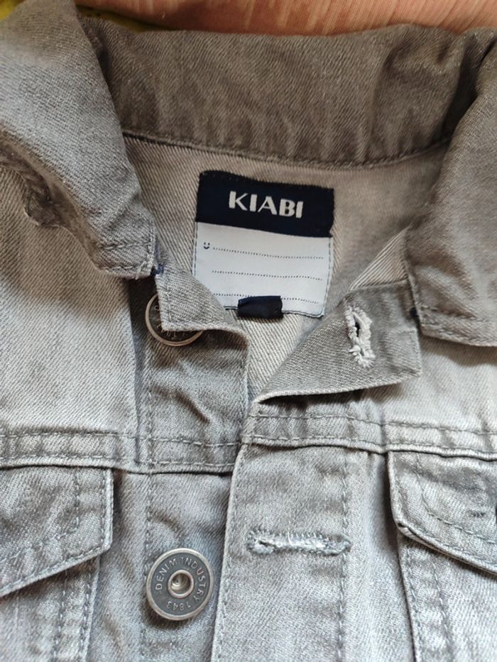 veste jean grise 6 ans - photo numéro 2