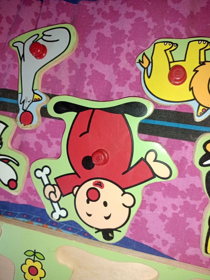 Puzzle en bois de bumba et ses amies - photo numéro 6