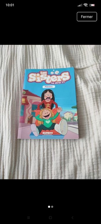 Livre les sisters plâtrées.