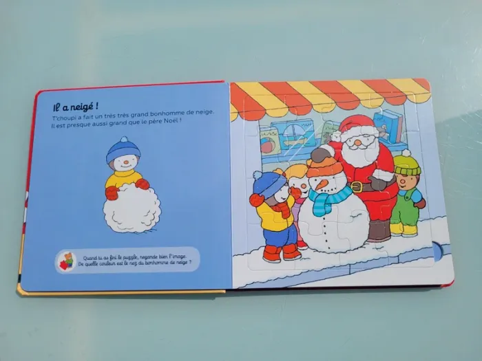 T'choupi, mon livre Puzzle de Noël 🎄 - photo numéro 4
