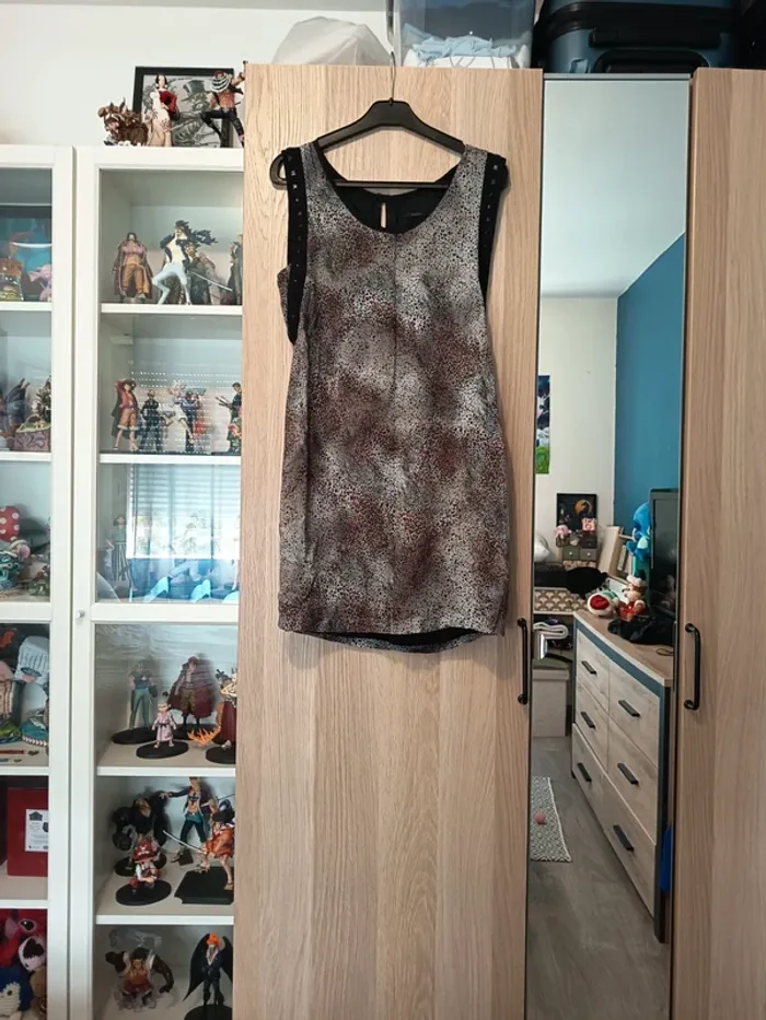 Robe noir et marron IKKS - Taille XS 34