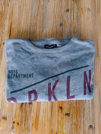 Pull/Sweat Garçon In Extenso 14 ans Gris