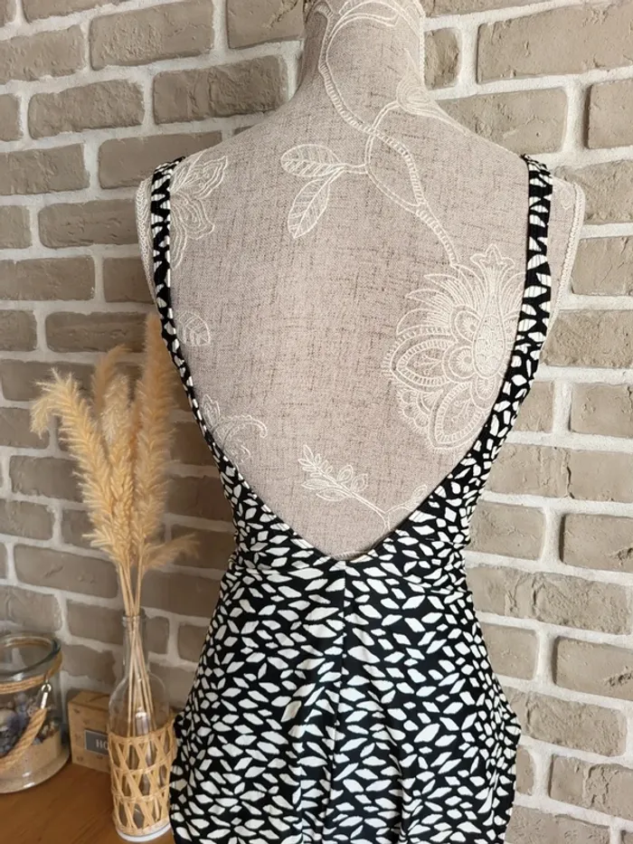 Maillot de bain 1 pièce noir et blanc Tissaia - rétro chic - photo numéro 8