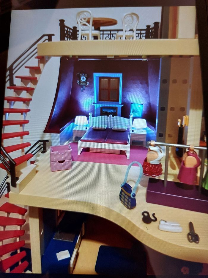 Maison villa playmobil complète avec piscine - photo numéro 3