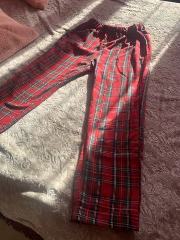 Pantalon écossais rouge neuf
