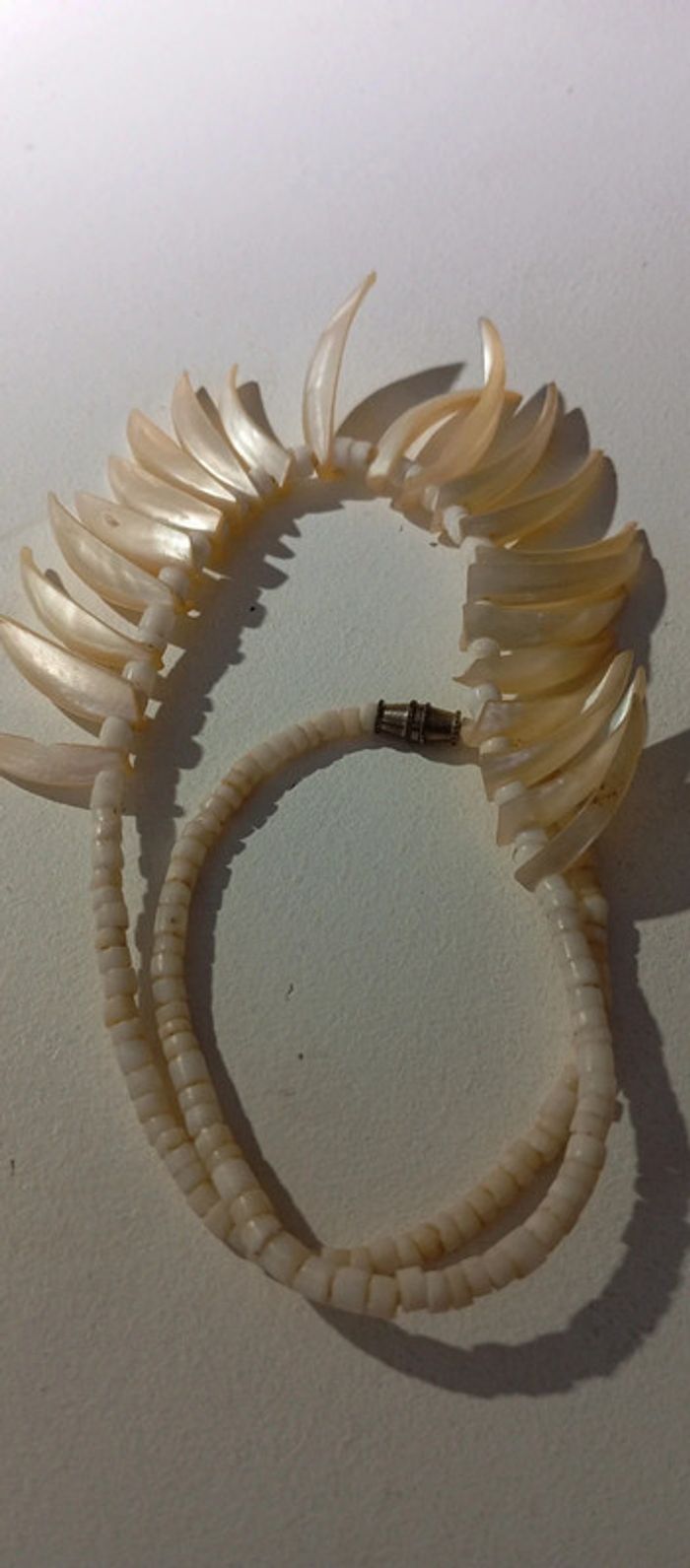 Collier pointes de nacre vintage - photo numéro 8