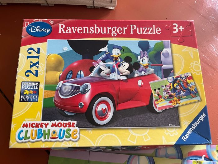 Puzzle x 2 Mickey Mouse  Ravensburger  3 ans - photo numéro 4